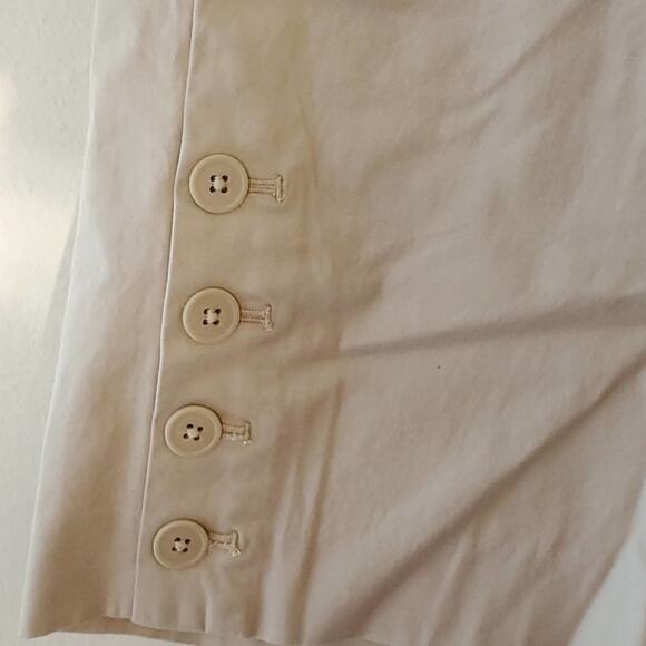 Talbots khaki button Detail shorts 7 inch plus size 16 new!!! - Picture 2 of 10